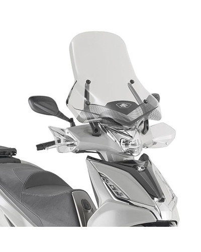 Kappa стекло kymco agility 300 r16 '19–'20, 58×57 см прозрачное — требуется крепление d6114kitk