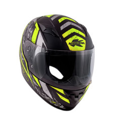 Kappa шолом kj04 evo prox junior integralny fullface колір / чорний / жовтий fluo matt розмір 54 / xl 
