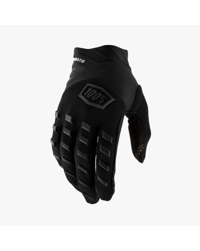 100% рукавиці cross/enduro airmatic black/charcoal колір чорний розмір s