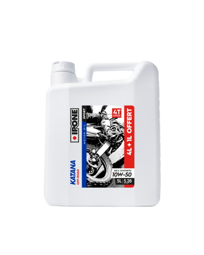 Ipone katana off road 10w50 моторна олива 100% синтетика 5l (ester, ma2) -  4+1 (akc) 