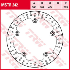 Trw zf гальмівний диск перед bmw f 750gs/850gs '18-, r 1200gs/adv '13-'18, r 1250gs/adv '19-, (305x181x5mm)