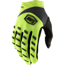 100% перчатки cross/enduro airmatic fluo yellow/black цвет желтый fluo/черный размер l