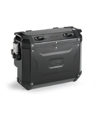 Kappa боковой кофр 33 л monokey cam side kvgs33b k'voyager алюминиевый, правый. цвет черный анодированный, с вырезом.