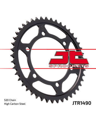 Jt задня зірка 475 44 kawasaki klr 250 84-05 (47544jt) (ланцюг 520)
