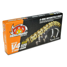 Moto-master ланцюг привідний v4-520g o-ring gold chain ланцюг привідний золотий (120 звено, застібка в наборе)