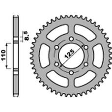 Pbr задня зірка 1514 48 c45 cagiva 125 freccia '88-'89, blues '87-'95 (jtr13.48) (ланцюг 520) (std.+5) 