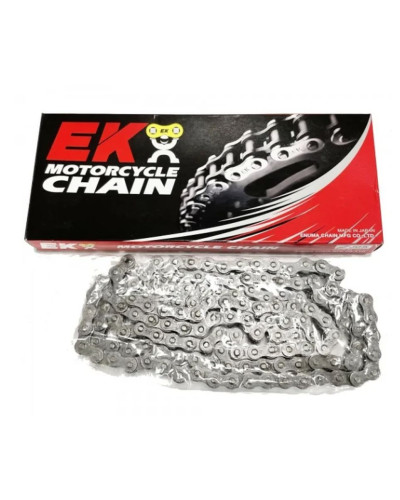 Ek цепь приводная ek428deh 146 (ek428h 146) heavy duty (do 125ccm) (21,8kn) (made in japan) (застежка)