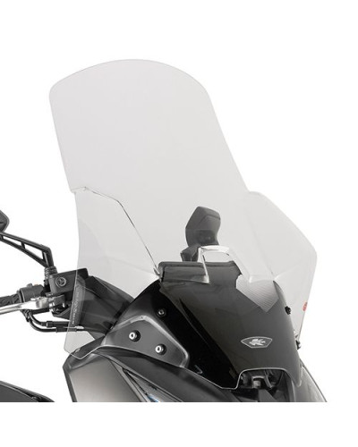 Kappa скло kymco downtown 350 gt '24–'25 прозоре (78,5 × 59 см) — потрібне кріплення d6126kit