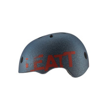 Leatt велосипедний шолом mtb 1.0 urban v21.2 helmet chilli темно-синій колір/червоний розмір xs/s (51-55 cm)
