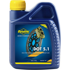 Putoline тормозная жидкость dot 5.1 brake fluid 500ml