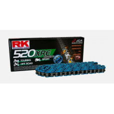 Rk цепь приводная bb520xre-120(xw-ring) заклепка (clf) в наборе синий (объем: do 800 ccm) (36,5 kn)