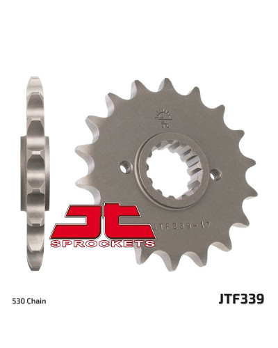 Jt передняя звезда 339 16 honda vfr 750 86-87, cbx 750f 84-86, vfr 800 '02-'14 (33916jt) (цепь 530)