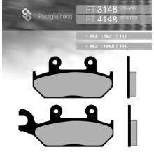 Brenta гальмівні колодки kh172  (золоті) yamaha xt600 '92-'03, xtz 660 '92-'98 перед (ft 4148)