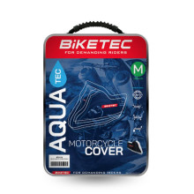 Biketec пакет 20 штук водонепроникних чохлів aquatec для мотоцикла, колір чорний/сірий, розмір l