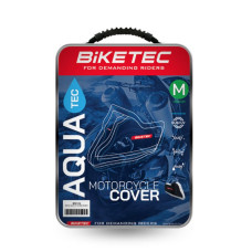 Biketec пакет 20 штук водонепроникных чохлов aquatec для мотоцикла, цвет черный/серый, размер l