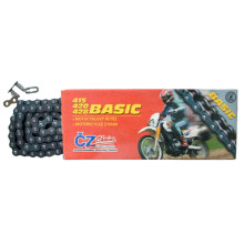 Cz цепь приводная 420 basic (420s) (128 звено) (19,0 kn) + застежка