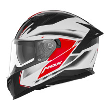 Nox  інтегральний шолом (full face)  n401 xeno білий колір/червоний розмір xl