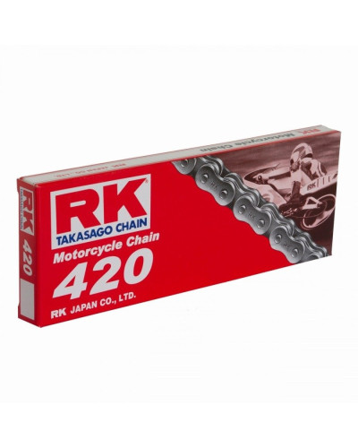 Rk цепь приводная 420-120 застежка (cl) в наборе стандартная (объем: do 125 ccm) (18,5 kn)
