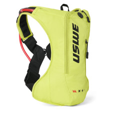 Uswe camel bag outlander 4 crazy yellow, цвет желтый флуо, для мото/велосипеда, объем жидкости 3 л (рюкзак 4 л + 3 л жидкости)