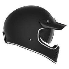 Nox premium интегральный шлем (full face) seventy ii solid цвет черный mat размер l