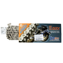 Cz ланцюг привідний 520 dzx (108 звено) active ring (x-ring) chrom do 900 ccm (street) (37,8 kn) + прессованная заглушка