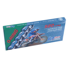 Cz цепь приводная 520 rdo (108 звено) o-ring do 450 ccm (33,8 kn) (с отверстиями для выброса грязи)