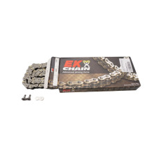 Ek цепь приводная ek520mrd-7 118 без o-рингов, natural (motocross do 500 ccm) (39,7kn) (made in japan) (застежка)