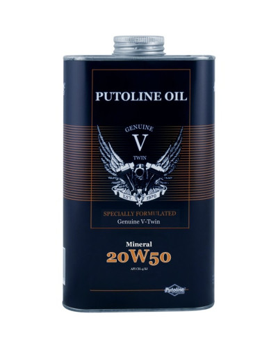 Putoline моторна олива 1 l genuine v-twin minerall 20w50 1l (akc)