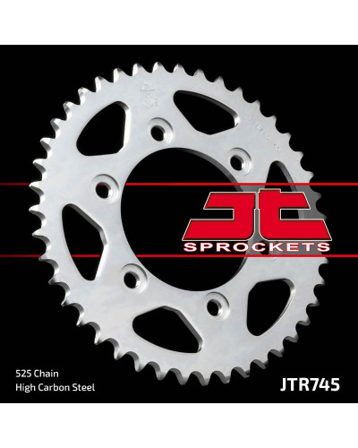 Jt задняя звезда 4366 38 ducati 996 st4 '02-'05, 1000 ss '03-'06 (436638jt) (цепь525)