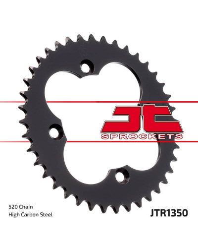 Jt задняя звезда 4303 36 honda trx 250/300/400/450 (430336jt) (цепь 520)