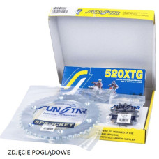 Sunstar комплект приводной yamaha xt 600e '97-'03 plus золотой (15/45/106) (do 750cc) (sun37215/sun1-3538-45/ss520xtg-106g)