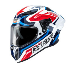 Caberg інтегральний шолом model drift evo ii jarama білий колір/червоний/синій розмір s (pinlock у комплекті)
