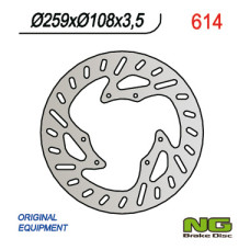 Ng тормозной диск перед yamaha/mbk 50-125 supermoto (260x108x3,5)