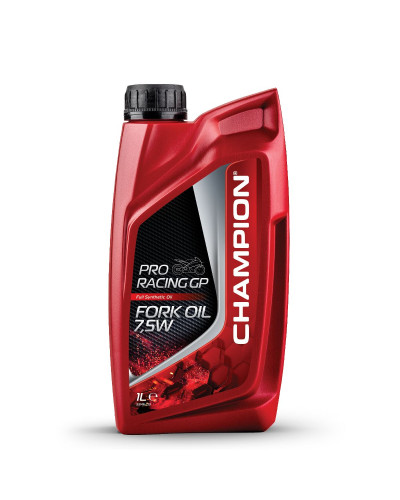 Champion олива для телескопів / амортизаторів / підвіски proracing gp fork oil 7,5w 1l(синтетична) (akc)