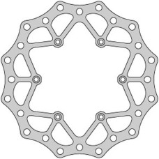 Delta braking тормозной диск перед suzuki rm 125 '88-10, rm 250 '88-10, drz 250 '01-07, yamaha yz 125 '01-16, yz/yzf/wr 250 '01-6, wr '02-16, wave ultra light (250x118x4,2mm) (6x6,5mm) (ng675,ng276) (толщина 4,