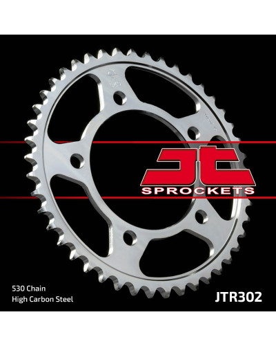 Jt задняя звезда 408 39 honda cb 1300 '03-'13, cb 1100 '13-'14 (sc54) (40839jt) (цепь 530)
