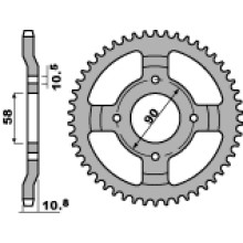 Pbr задняя звезда 274 41 c45 honda xl 200 paris dakar 84-90 (цепь 520) (jtr277.41)