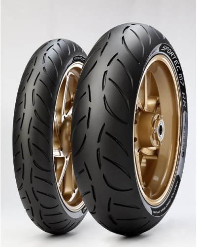 Metzeler комплект шин (4042800/23) 120/70zr17 sportec m7 rr (m) (58w) tl m/c перед dot 2023 + (2450500/23) 190/55zr17 sportec m7 rr (75w) tl m/c зад dot 2023