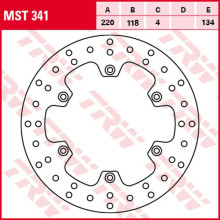 Trw zf гальмівний диск зад kawasaki klx 400r '03-'06, suzuki dr 125sm '08-'12, rm 125 '89-'98, rm 250 '89-'00, dr 250s '95-'00, dr-z 250 '01-'07, rm-x 250 '89-'95, dr-z 400/e/s '00