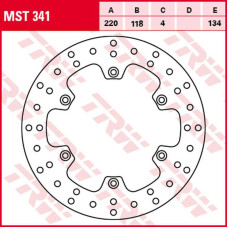 Trw zf гальмівний диск зад kawasaki klx 400r '03-'06, suzuki dr 125sm '08-'12, rm 125 '89-'98, rm 250 '89-'00, dr 250s '95-'00, dr-z 250 '01-'07, rm-x 250 '89-'95, dr-z 400/e/s '00