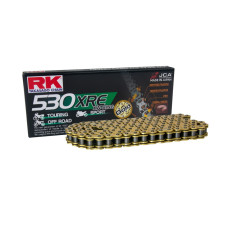 Rk цепь приводная gb530xre-122 (xw-ring) заклепка (clf) в наборе золотой (объем: do 1400 ccm) (44 kn)