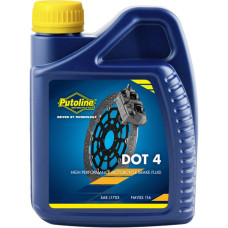 Putoline тормозная жидкость dot 4 brake fluid 500ml