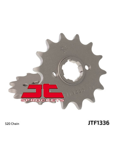 Jt передняя звезда 2502 14 honda xr 350 '85-'87 (250214jt) (цепь 520)