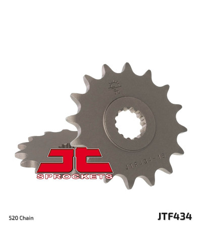 Jt передняя звезда 434 15 suzuki dr 250 '82-'87, gz 250, gn 250 (43415jt) (цепь 520)