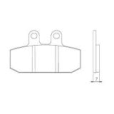 Brenta тормозные колодки kh256/kh113 (золотые) (ft 4026)