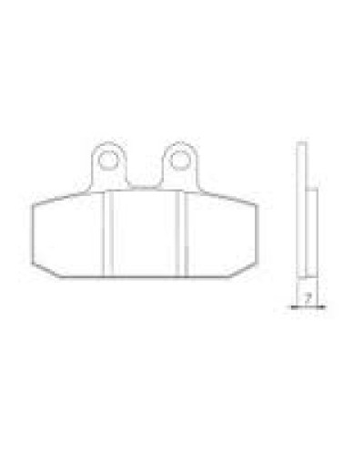 Brenta тормозные колодки kh256/kh113 (золотые) (ft 4026)