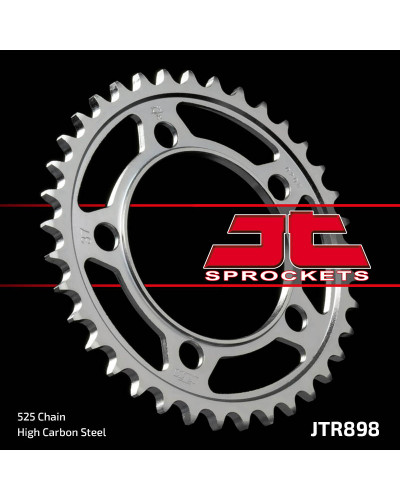 Jt задняя звезда 4508 37 ktm 950/990/1190 rc8 /duke/ supermoto (450837jt) (цепь 525)