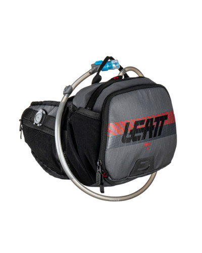 Leatt поясная сумка с системой для питья 1.5 hydration core цвет серый размер xs-xxl