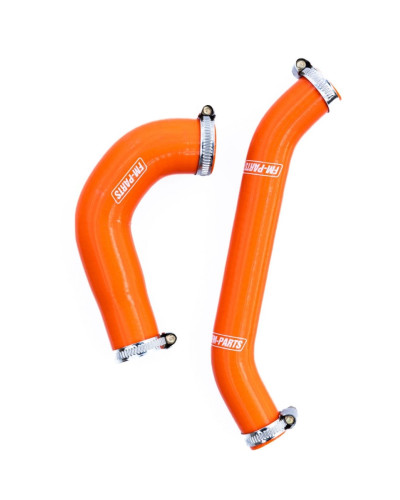 Fm-parts силіконові шланги/трубки радіатора для ktm exc 250/300 tpi ’24; husqvarna te/tei 250/300 tpi ’24; gasgas ec 250/300 tpi ’24. колір: помаранчевий