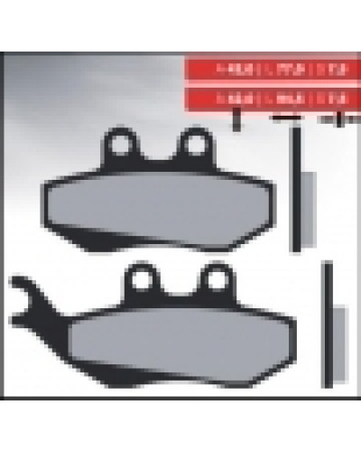 Brenta тормозные колодки kh194 (золотые) (ft 4017)